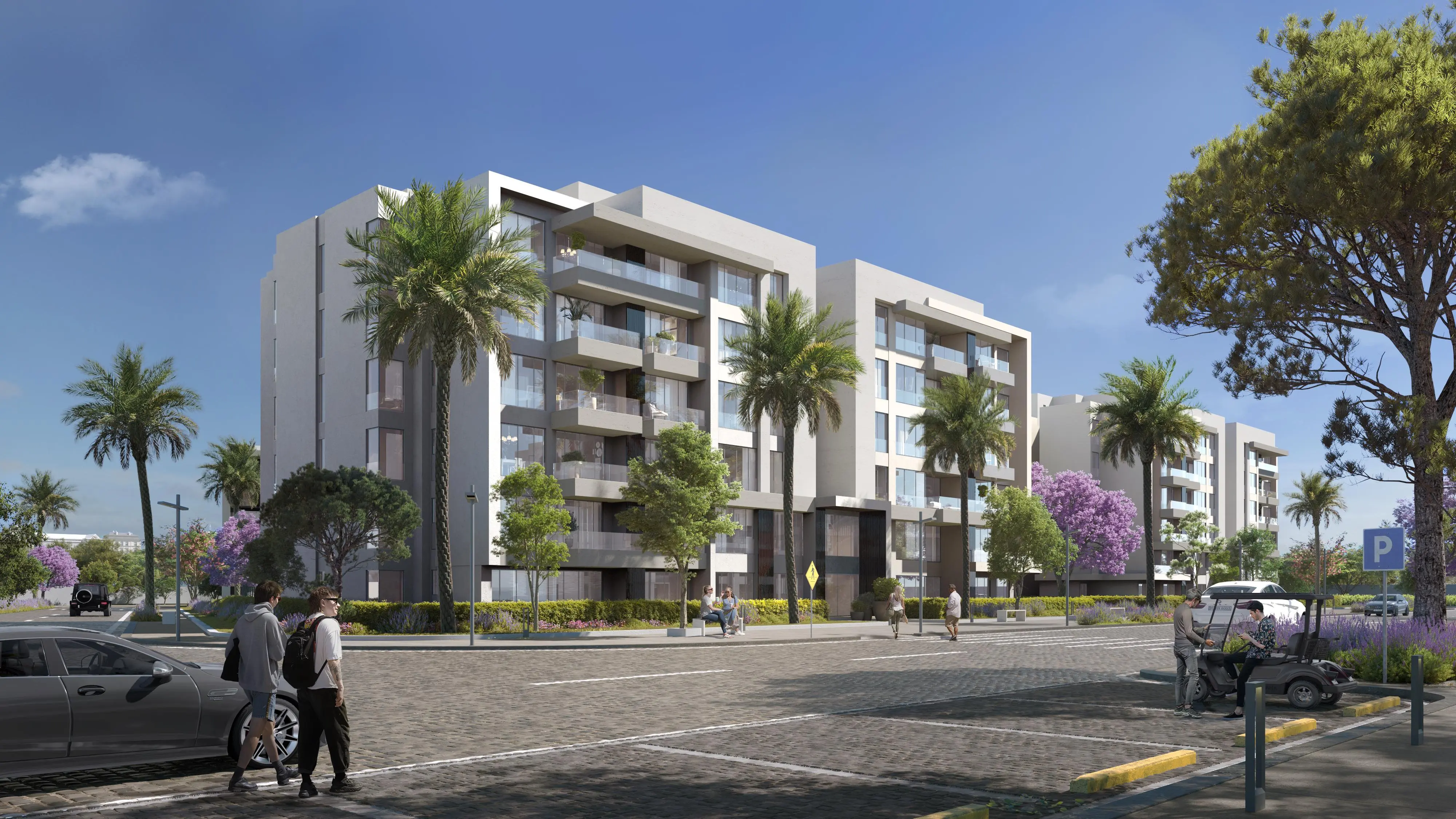 Ground floor apartment in 5th settlement
